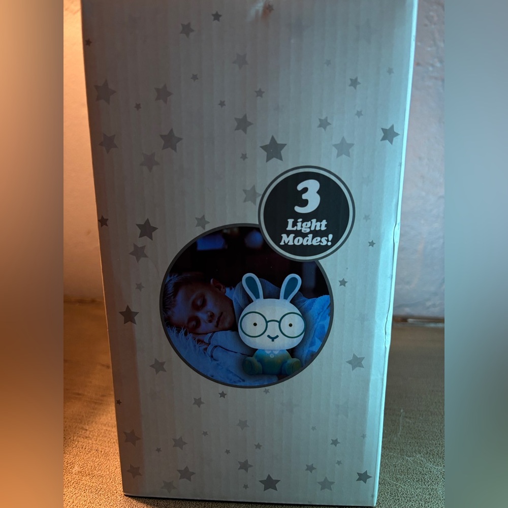 Cute Rabbit Lamp with Glasses Touch Sensor(Eye Protection)Cartoon Night Light - Picture 10 of 16